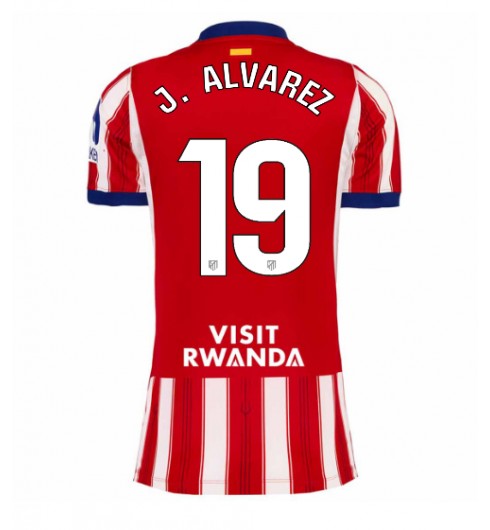 Atletico Madrid Julian Alvarez #19 Domácí Dres pro Dámské 2026-27 Krátký Rukáv Atletico Madrid Julian Alvarez #19 Domácí Dres pro Dámské 2026-27 Krátký Rukáv